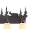 Vaxcel Bryce 3 Light Bronze Rustic Deer Bathroom Vanity Fixture VL55403BBZ - alternate 9