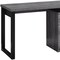 Homeroots 24" Gray and Black Computer Desk With Three Drawers 333466 - alternate 1