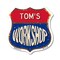 Signmission Tom's Workshop, 12 Inch X 12 Inch, Plastic Sign SHI-P-12-489-TOM - alternate 1