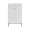 James Martin Vanities Chianti 24 in. Single Vanity, Glossy White, Brushed Nickel, w/ White Glossy Composite Stone Top 533V24GWBNKWG - alternate 1