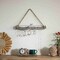 Uniquewise 19-inch Natural Jujube Wooden Log Hanging Farmhouse Wall Decor with 5 Hooks Wall Accessories QI004776-5 - alternate 6