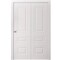 Sartodoors Sliding Closet Bi-fold Doors 64 x 96 inches, BASIC 9233 White, Sturdy Tracks Moldings Trims Hardwa BASIC9233BF-SKIN-6496 - alternate 1
