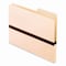 Pendaflex Drop Front Reinforced File Pocket, 1" Expansion, Letter Size, Manilla/Brown, 50PK 15135 - alternate 1