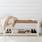 Alaterre Furniture Newport 40in Wood Storage Bench with Handcrafted Woven Rope Seat, White ANNP0550 - alternate 12