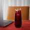 Smarty Had A Party 9 oz. Clear with Gold Stemless Plastic Champagne Flutes (64 Glasses), 64PK 3709-CLG-CASE - alternate 7
