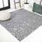 Jonathan Y Balansat Moroccan Diamond Dark Gray 5 ft Square Indoor/Outdoor Area Rug IBZ100A-5SQ - alternate 1