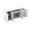 Homeroots 72in White Buffet Table with Four Doors 366267 - alternate 4