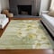 Homeroots 3' X 5' Sage Fern Green And Ivory Floral Washable Indoor Outdoor Area Rug 582770 - alternate 8
