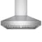 Victory 36-Inch 750 CFM Wall Mount Range Hood in Stainless Steel, Baffle Filters, Dimmable LED Lights Twister-36 - alternate 1