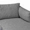 Baxton Studio Leni Modern Grey Twill Fabric Right Facing Sectional Sofa 248-13786-ZORO - alternate 6