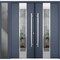 Vdomdoors Steel Double Doors Deux 5755 Gray Graphite Sidelight Exterior Window Stainless Inserts Single Moder DEUX5755DEXD-GRE-RH-W72+12 x H80 - alternate 6