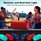 Bobtot Portable Bluetooth Speaker, Red, IPX6 Waterproof Speaker w/Bass, 15W, RGB, 15H Playtime, Dual 803784 - alternate 5