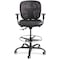 Safco Heavy Duty Stool, 26"x26"x39"to48-1/2", BK/ Vinyl Seat SAF3394BV - alternate 4