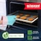 Bakken-Swiss Premium Sheet Pan Set, Blue, Teal, Marble, Golden, Cream, Aluminized Steel, Non-Toxic SBKCRSTBKCRMSHT - alternate 3