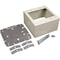 Legrand Device Box, 2400 Series, 2.75 in H, 4-3/4 in L, Ivory V2444-2 - alternate 1