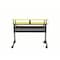 Homeroots 47" Yellow and Black Computer Desk 491457 - alternate 4