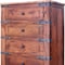 Homeroots 36" Natural Solid Wood Five Drawer Chest 524574 - alternate 8