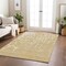 Homeroots 10' X 14' Gold And Beige Abstract Washable Indoor Outdoor Area Rug 601127 - alternate 7