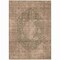 Homeroots 5' X 8' Brown And Beige Medallion Washable Indoor Outdoor Area Rug 616449 - alternate 6
