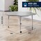 Flash Furniture Commercial Adjustable Height Flower Activity Table with Locking Casters-Gray XU-A60-FLR-GRY-T-A-CAS-GG - alternate 9