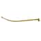Kingston Brass 60"-72" Stainless Steel Adjustable Single Curved Shower Curtain Rod, Brushed Brass CC6727 - alternate 1