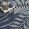 Homeroots 6' X 9' Navy Blue And Ivory Palm Leaf Indoor Outdoor Area Rug 550201 - alternate 6