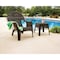 Adams Earth Brown 18.5'' Square Woven Poly Side Table 258359 - alternate 1