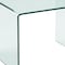 Homeroots 19" Clear Glass Sled End Table 635689 - alternate 4