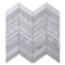 Apollo Tile 13x14 Bianco Carrara Marble Polished Floor and Wall Mosaic Tile 6.09 sqft/case, 5PK APLBL8807CAA - alternate 1