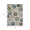 Homeroots 8' X 10' Khaki Fern Green And Teal Blue Geometric Washable Indoor Outdoor Area Rug 630582 - alternate 7