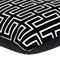 Homeroots 20" X 20" Black Geometric Cotton Zippered Pillow 529304 - alternate 5