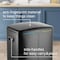 Happimess Marco Rectangular 10.6-Gallon Double Bucket Trash Can with Soft-Close Lid, Charcoal Black HPM1005B - alternate 7