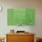Fab Glass And Mirror Magnetic Glass Dry Erase Board, Frameless Glass Green Board, 24in x 36in, with Magnets, Markers MB24x36-SB602 - alternate 6