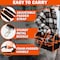 Av Steel Tool Bag, 26 Pockets, Polyester, 16 in. L x 8.6 in. W x 10.6 in. H, Foldable, Open Top AV-700200 - alternate 4