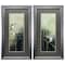Homeroots 15" X 27" Gunmetal Gray Frame Sparrows Dusk, Set Of 2, 2PK 365876 - alternate 5