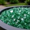 Homeroots Green Round Reflective Fire Pit Glass 479085 - alternate 5