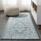 Jonathan Y Galon Filigree Teal/Ivory 2 ft. x 10 ft. Indoor/Outdoor Runner Rug SMB120B-210 - alternate 1
