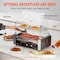 Vevor Electric 30 Hot Dog 11 Roller Grill Cooker Machine Backsplash Shelf 1650W SC-11XD - alternate 7