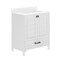 Flash Furniture Haven 30in. Vanity w/Sink, Storage Cabinet w/Blk Hardware, Bottom Drawer, Marble Countertop, Wht FS-BN-4-30-KD-WH-HDBLK-GG - alternate 8