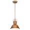 Westinghouse One-Light LED Mini Pendant Boswell Wshd Copper Frstd Prismatic Acrylic 63084A - alternate 1