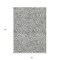 Homeroots 3' X 5' Gray And Ivory Abstract Washable Indoor Outdoor Area Rug 598968 - alternate 9