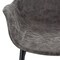 Leisuremod Markley Modern Leather Dining Arm Chair with Metal Legs, Grey EC26GR - alternate 8
