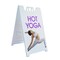 Signmission Hot Yoga, A-Frame & 2 Decals Installed, Heavy-Duty Plastic Frame SBHD-D-2436-Hot Yoga - alternate 1
