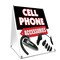Signmission Cell Phone Accessories, 36 Inch x 24 Inch A-frame Yard Sign, Plastic Sign SBC-2436-Cell Phone Accessories - alternate 1