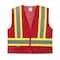 Radians Hi-Vis Econ TpO/Cl1 Two Tone Safety Vest-Red-3X SV22-1ZRM-3X - alternate 13