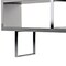 Homeroots 67" Gray And Silver Metal and Wood Three Tier Etagere Bookcase 555007 - alternate 4