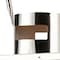 Homeroots Set of Two Clear And White Glass And Solid Wood Floor Lantern Candle Holders, 2PK 719758 - alternate 3