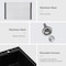 Wrightmaster 33 in. Drop-In 2-Hole Single Bowl Granite Composite Kitchen Sink with Accessories ZOR-P178359 - alternate 6