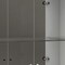 Homeroots 50in White and Silver Wood Curio Cabinet With Two Doors And One Drawer 366266 - alternate 5
