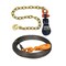 Mytee Products 2Ton Snatch Block w/ Chain & 3/8 inx150 ft Winch Cable Steel Core Rope for 4050# WLL WW38-150-SB3-2-SCA-KIT - alternate 1